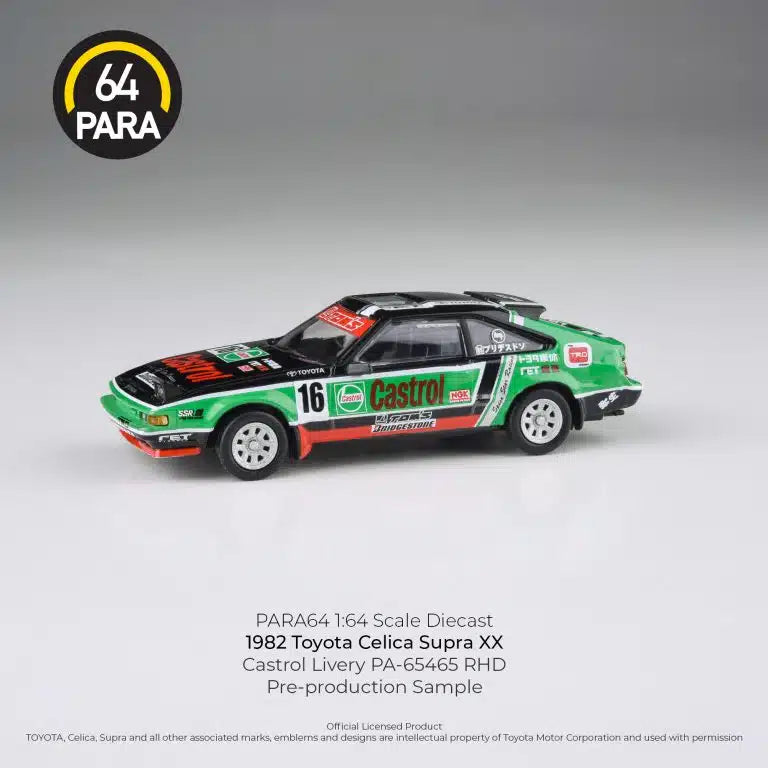 PARA64 1:64 1982 Toyota Celica Supra XX Castrol Livery RHD