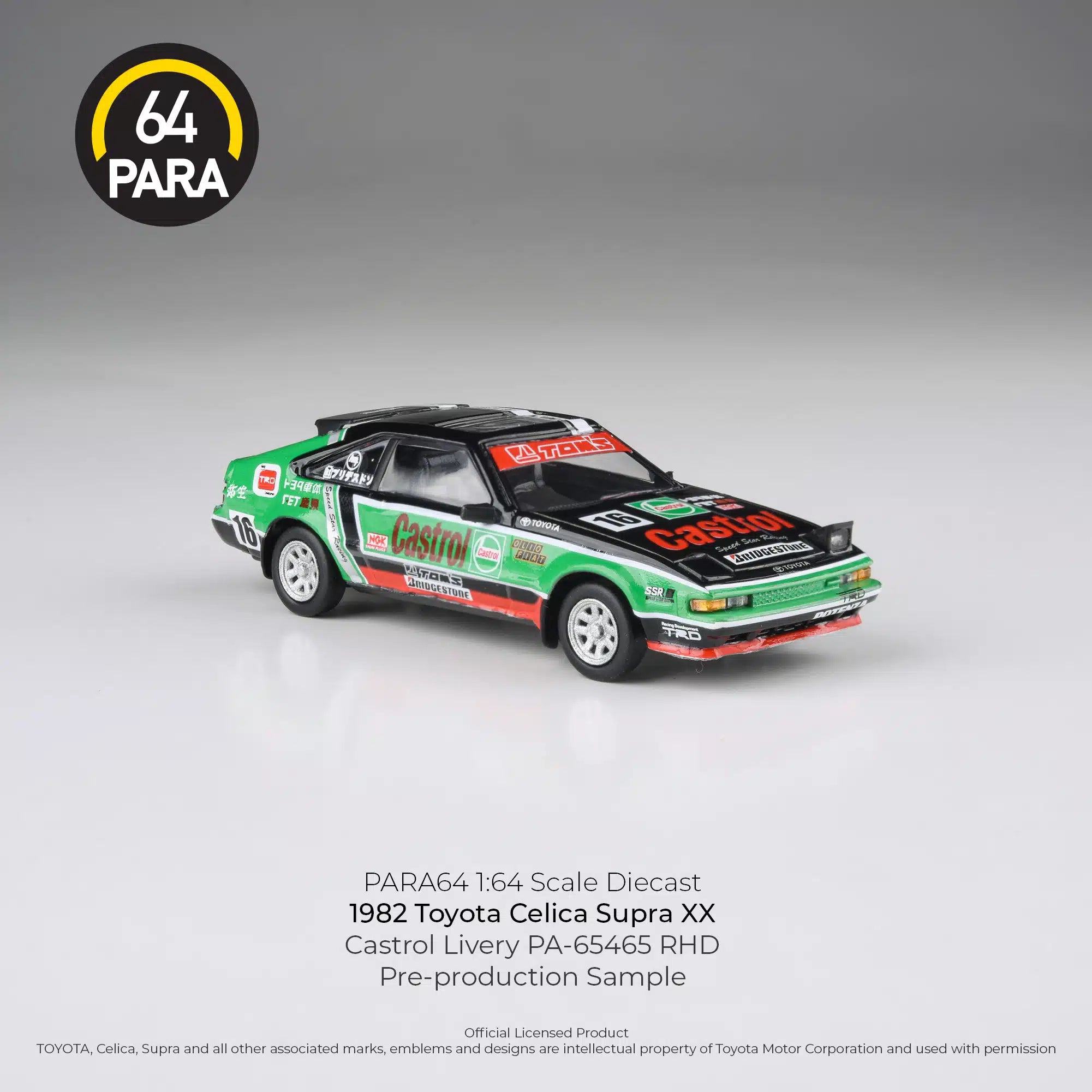 PARA64 1:64 1982 Toyota Celica Supra XX Castrol Livery RHD