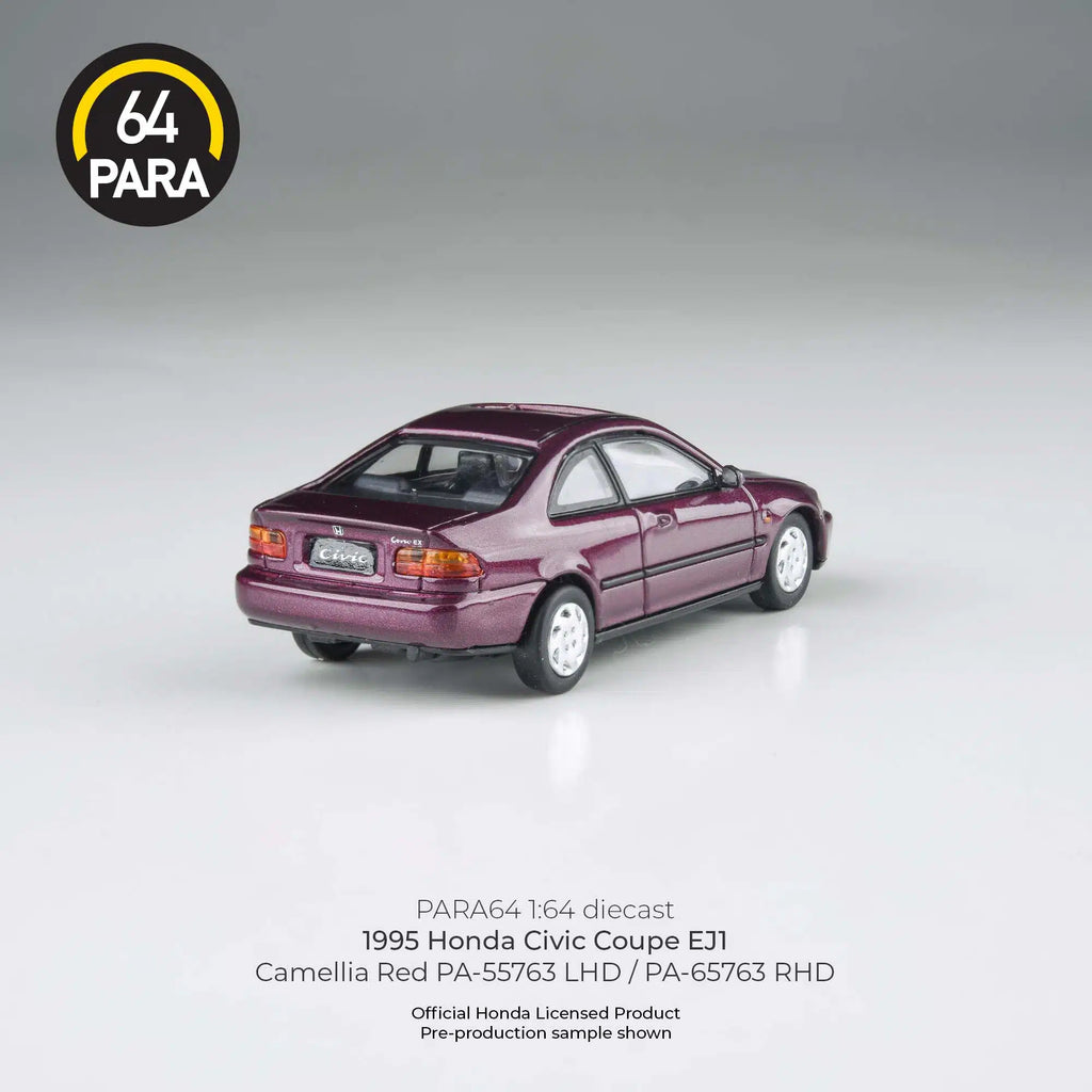 PARA64 1:64 1995 Honda Civic Coupe EJ1 Camellia Red