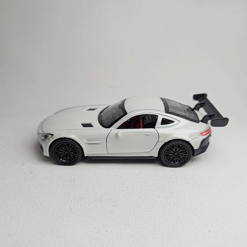 1:36 Benz AMG Metal Car Diecast White