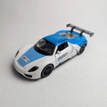1:36 Spyder Metal Car Diecast Blue