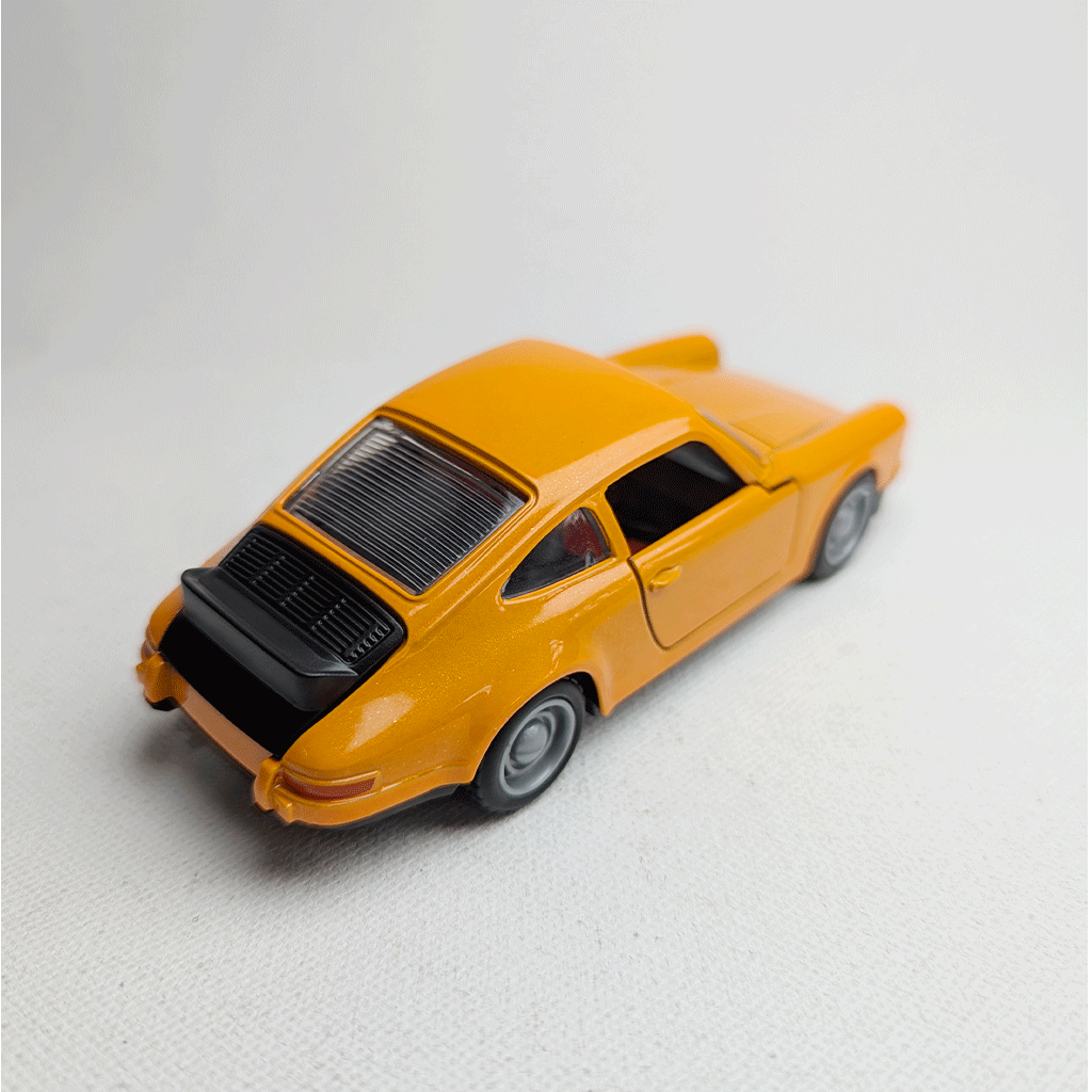 1:36 911 Vintage Metal Car Diecast Orange