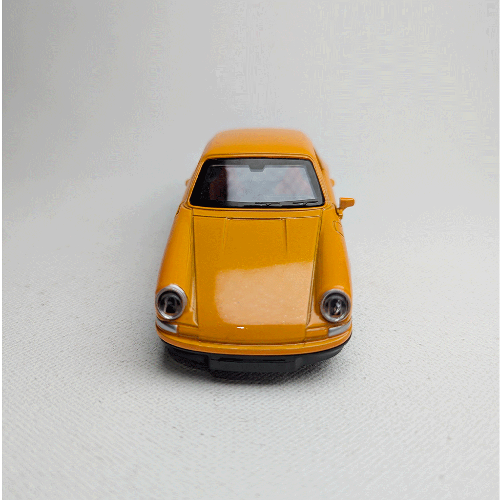 1:36 911 Vintage Metal Car Diecast Orange