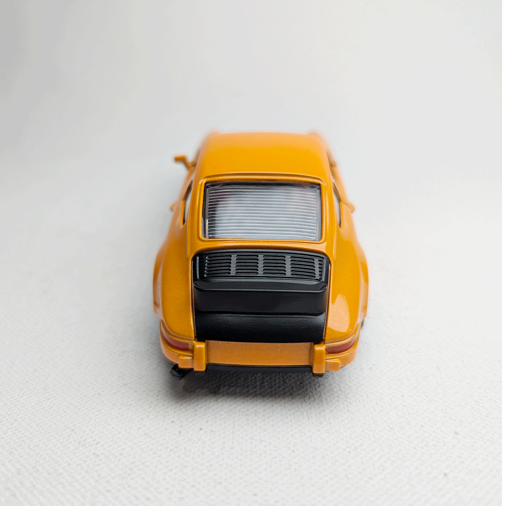 1:36 911 Vintage Metal Car Diecast Orange