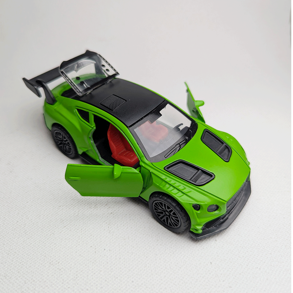 1:36 Continental GT3 Metal Car Diecast Green