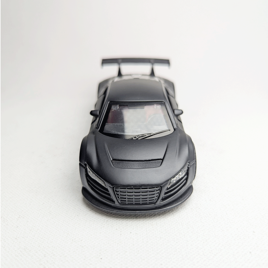 1:36 R8 Metal Car Diecast Black