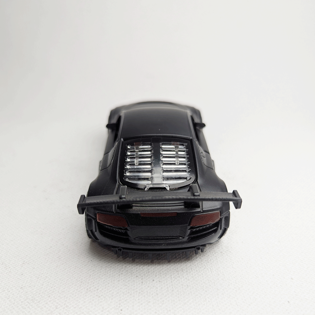 1:36 R8 Metal Car Diecast Black
