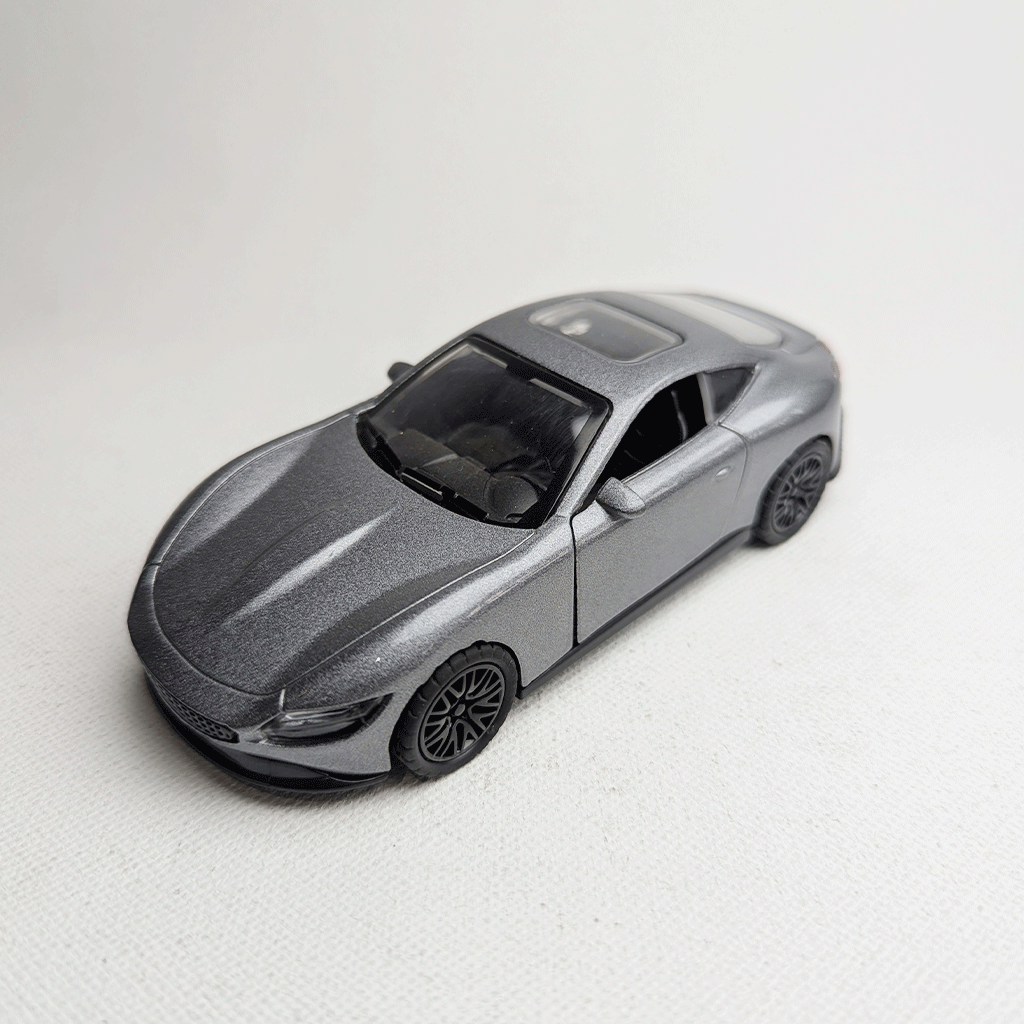 1:36 Roma Metal Car Diecast Grey