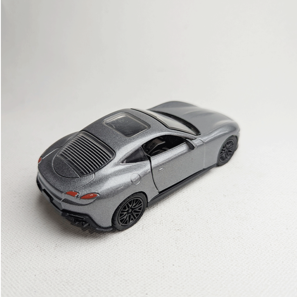 1:36 Roma Metal Car Diecast Grey