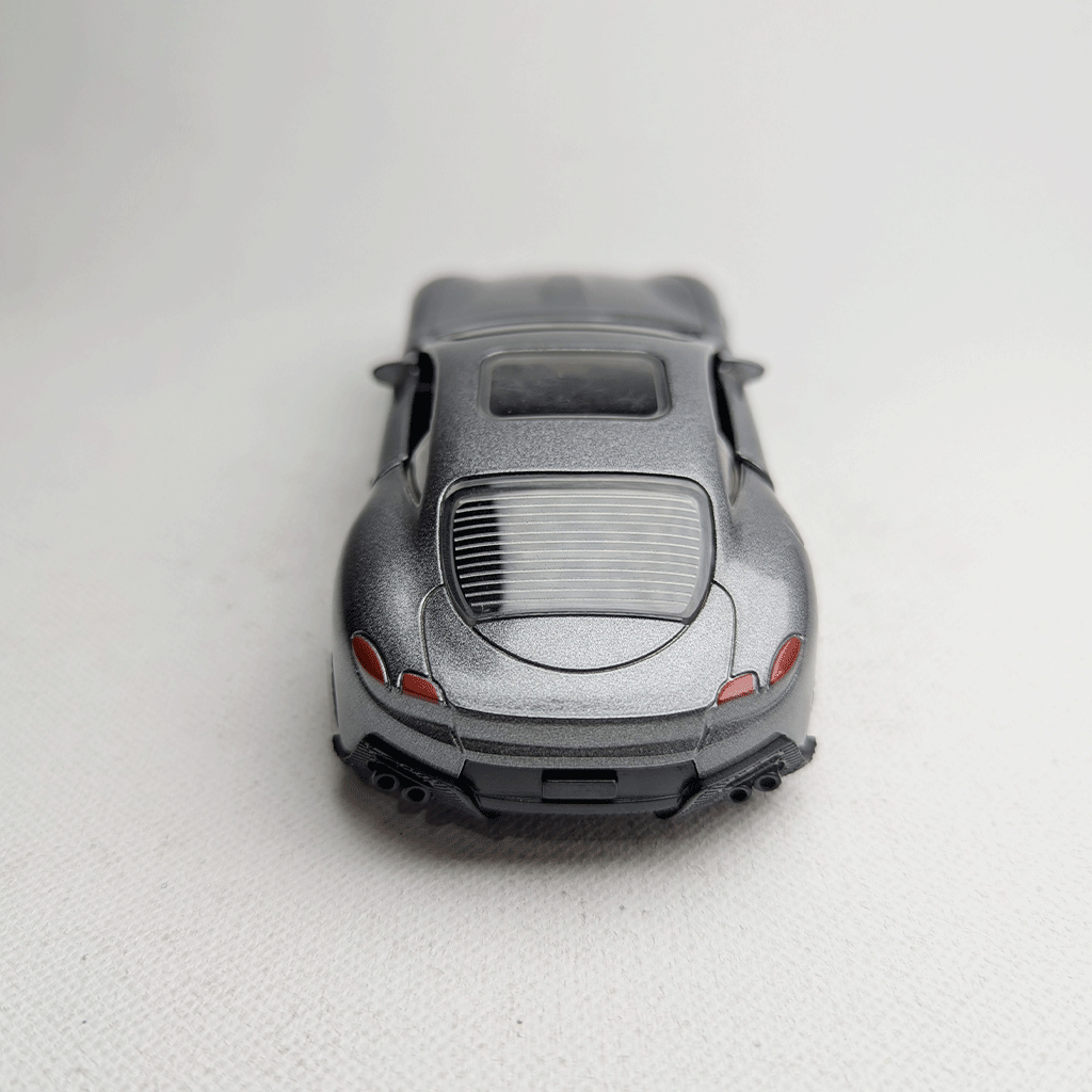 1:36 Roma Metal Car Diecast Grey