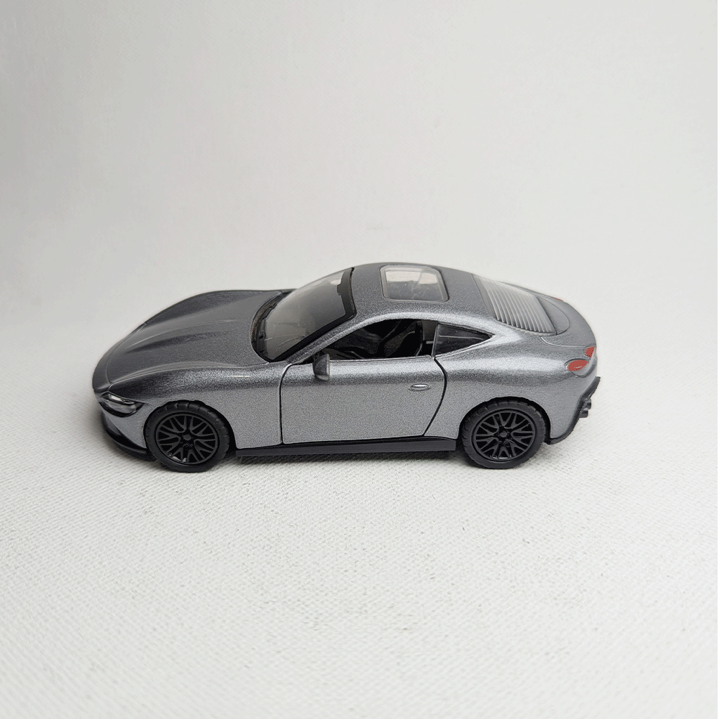 1:36 Roma Metal Car Diecast Grey