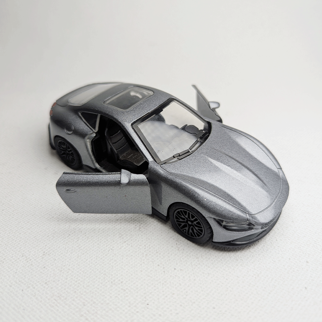1:36 Roma Metal Car Diecast Grey