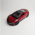 1:36 Acura Metal Car Diecast Red