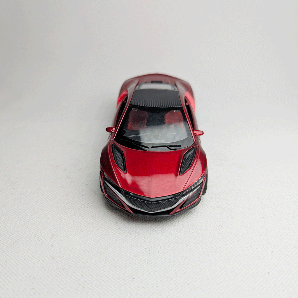 1:36 Acura Metal Car Diecast Red