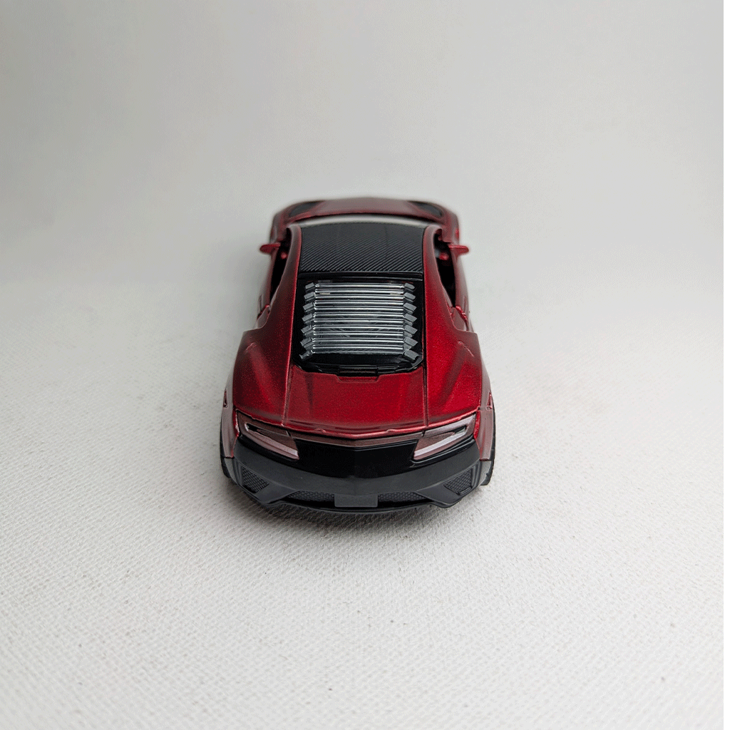 1:36 Acura Metal Car Diecast Red