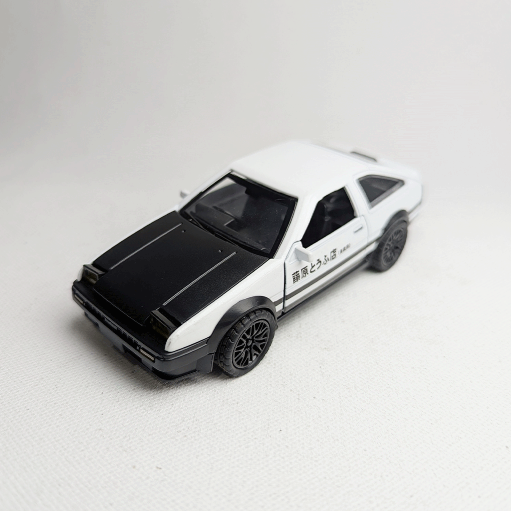 1:36 AE86  Metal Car Diecast White