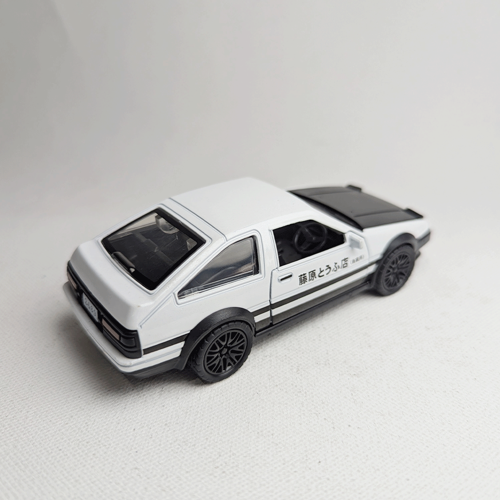 1:36 AE86  Metal Car Diecast White
