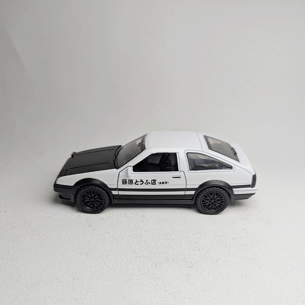 1:36 AE86  Metal Car Diecast White