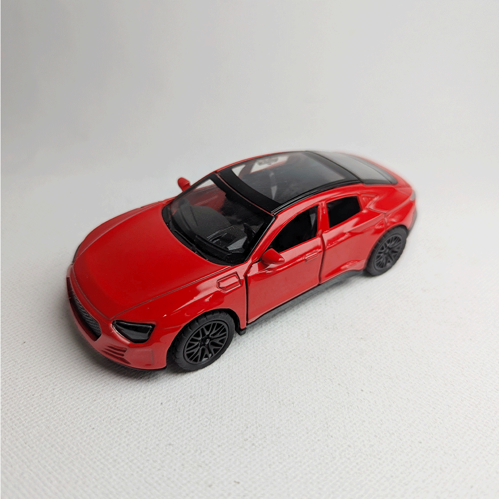 1:36 Audi Metal Car Diecast Red