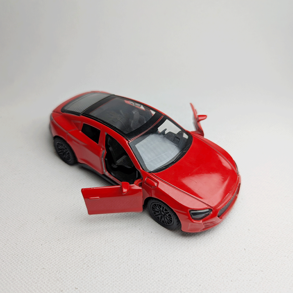 1:36 Audi Metal Car Diecast Red