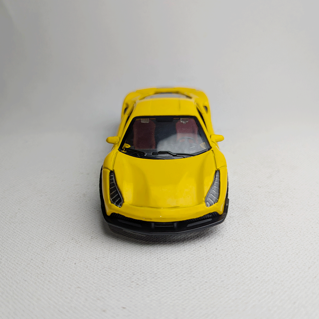 1:36 Ferrari Metal Car Diecast Yellow