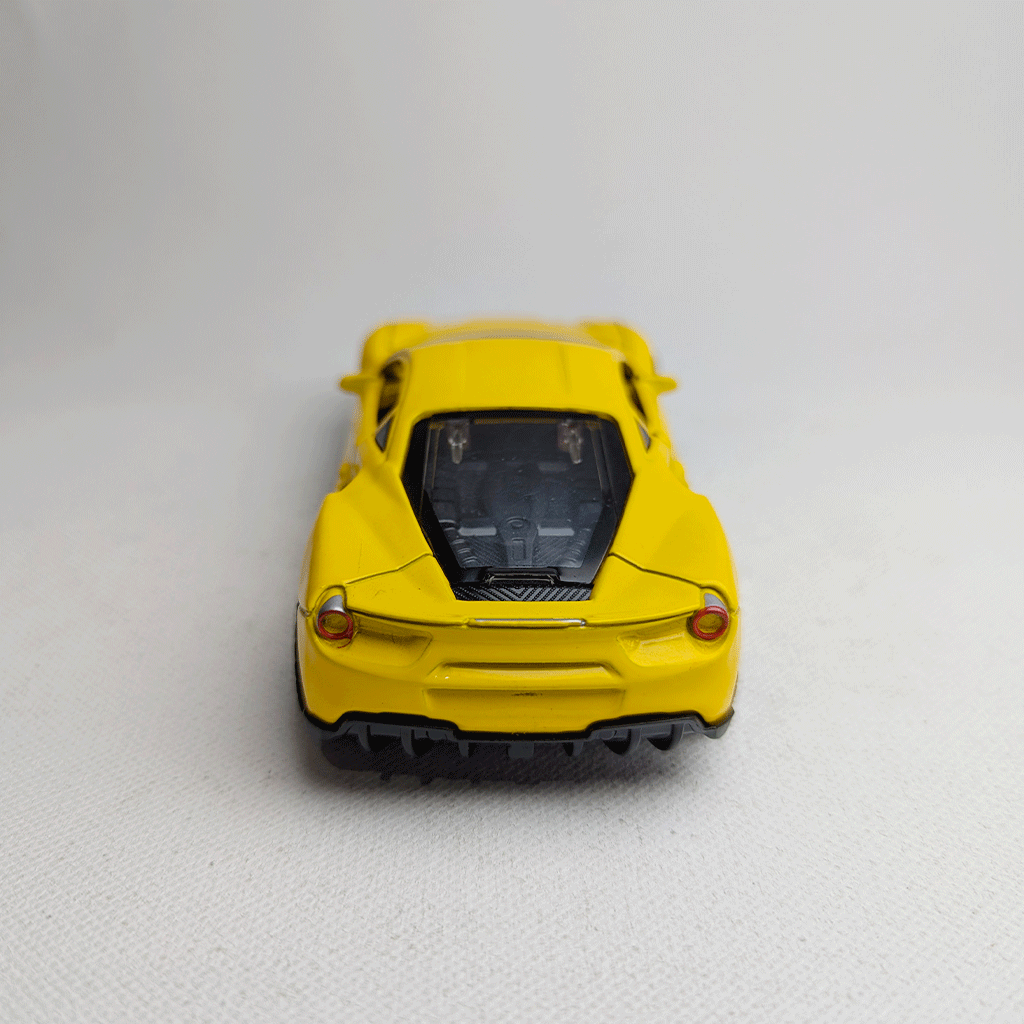 1:36 Ferrari Metal Car Diecast Yellow