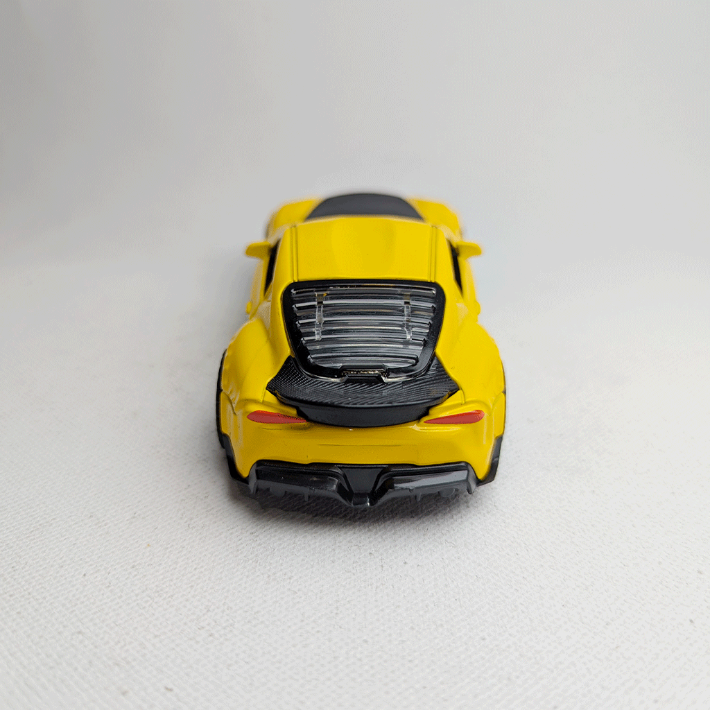 1:36 Supra  Metal Car Diecast Yellow