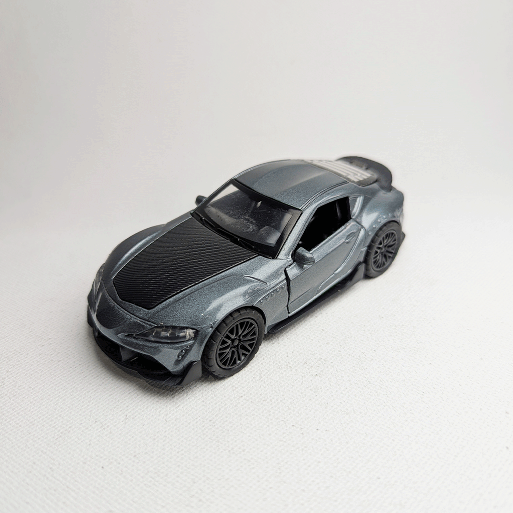 1:36 Supra  Metal Car Diecast Grey