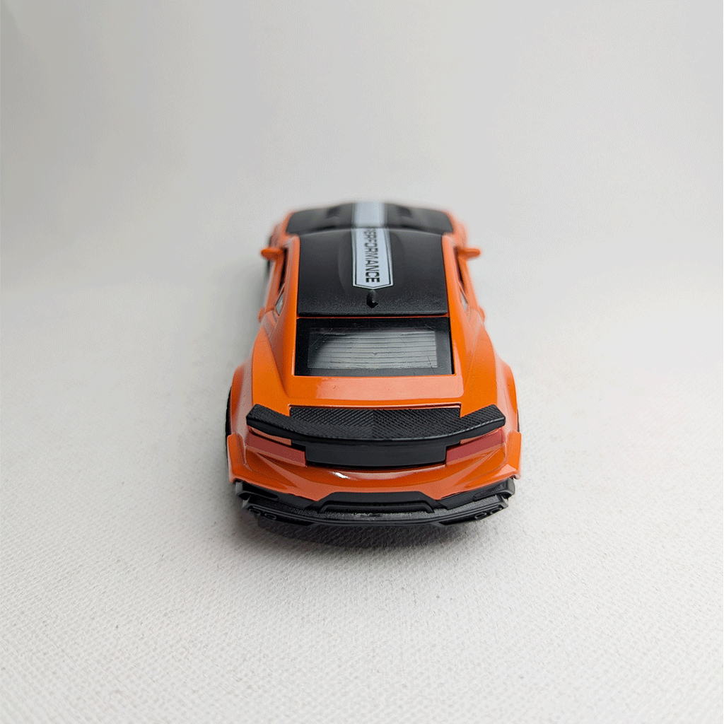 1:36 Camero  Metal Car Diecast Orange & Black
