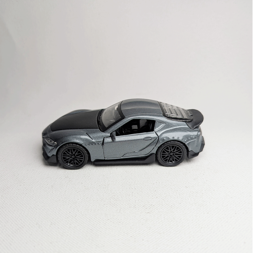 1:36 Supra  Metal Car Diecast Grey