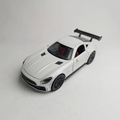 1:36 Benz AMG Metal Car Diecast White