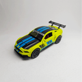 1:36 Mustang Metal Car Diecast Lime green with Graphics