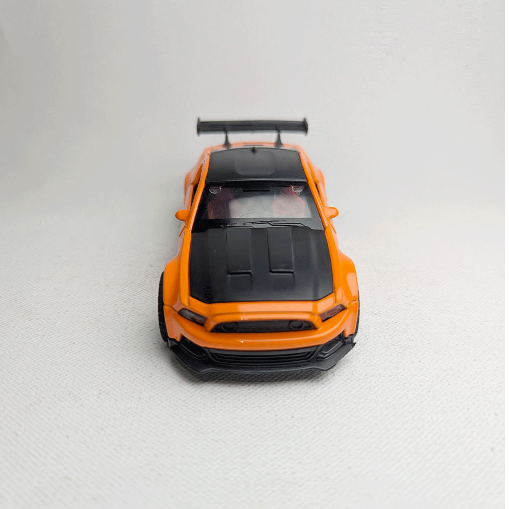 1:36 Mustang Metal Car Diecast Orange