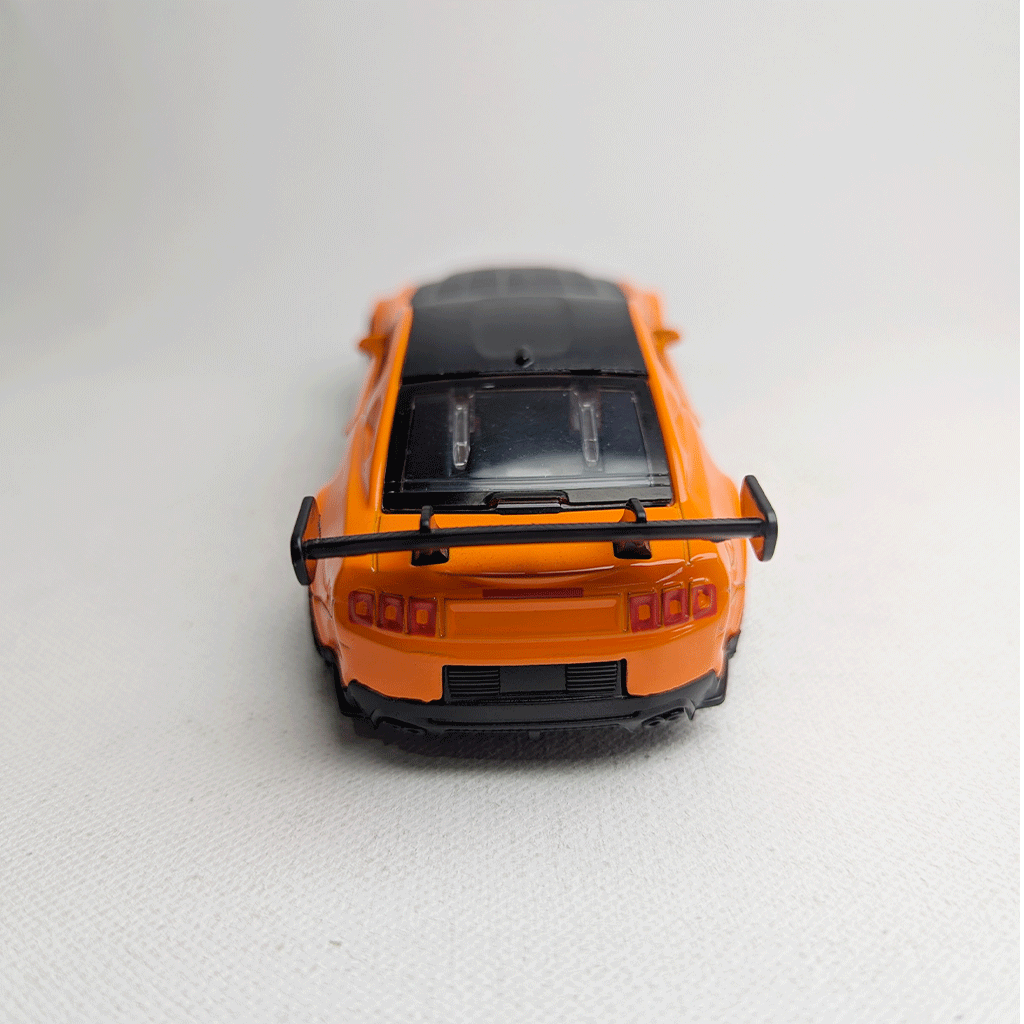 1:36 Mustang Metal Car Diecast Orange