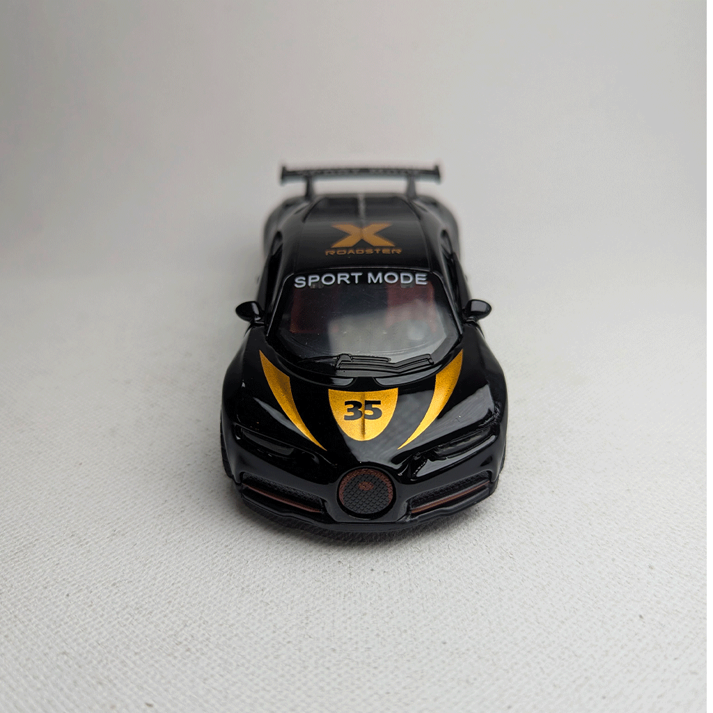 1:36 Bugatti Metal Car Diecast Black