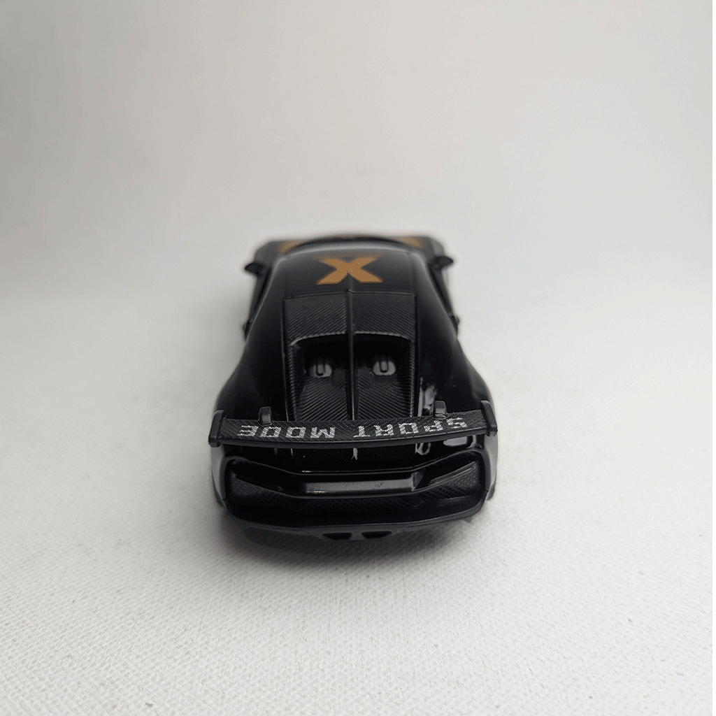 1:36 Bugatti Metal Car Diecast Black