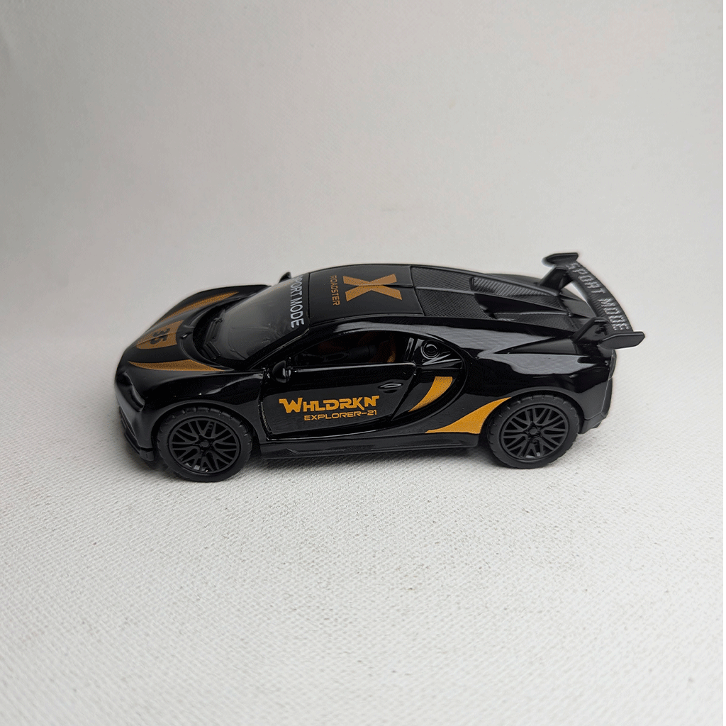 1:36 Bugatti Metal Car Diecast Black