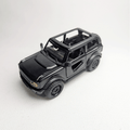 1:36 Bronco Metal Car Diecast Black