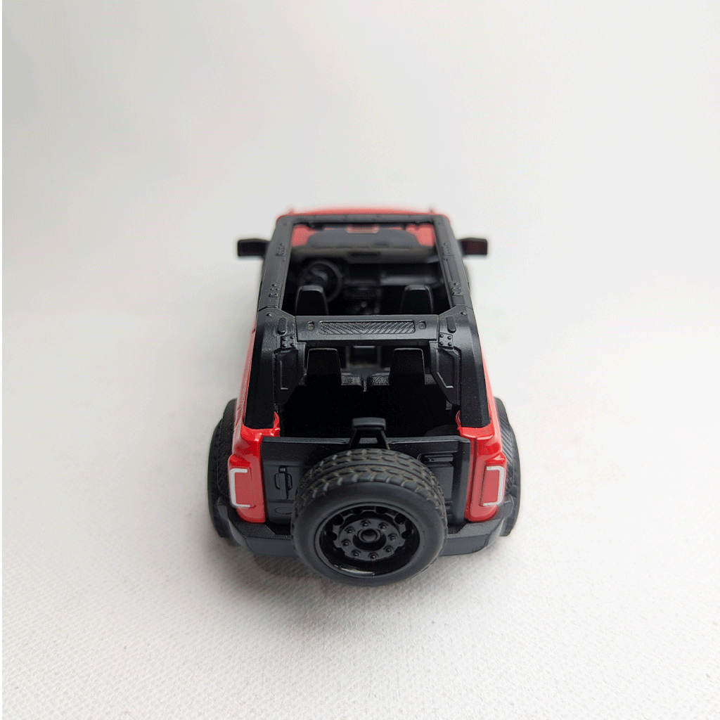 1:36 Bronco Metal Car Diecast Red