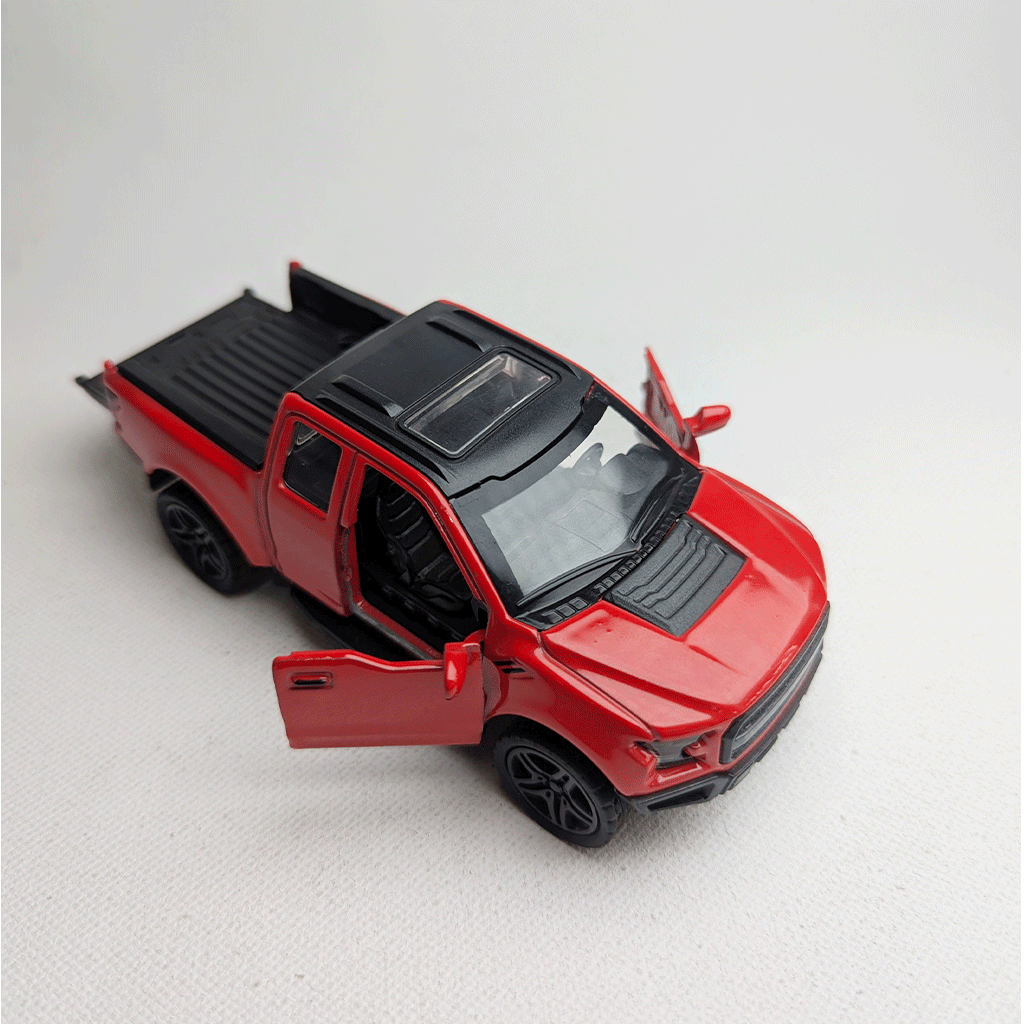 1:36 Raptor Metal Diecast Red