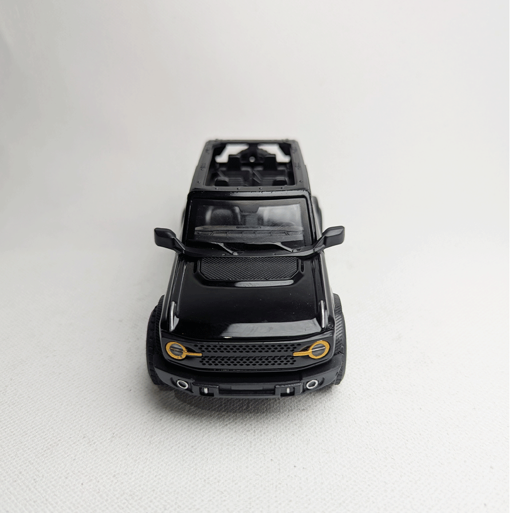 1:36 Bronco Metal Car Diecast Black