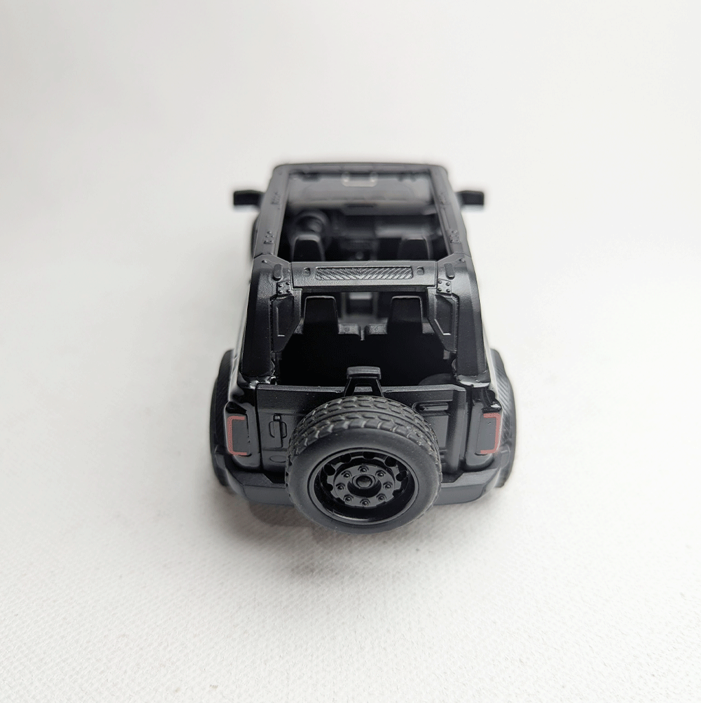 1:36 Bronco Metal Car Diecast Black