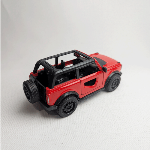 1:36 Bronco Metal Car Diecast Red