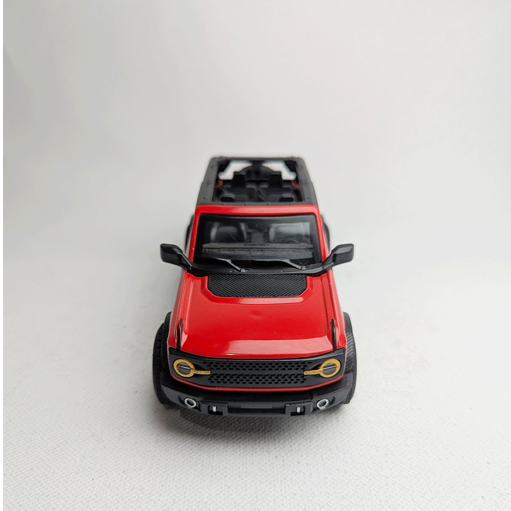 1:36 Bronco Metal Car Diecast Red