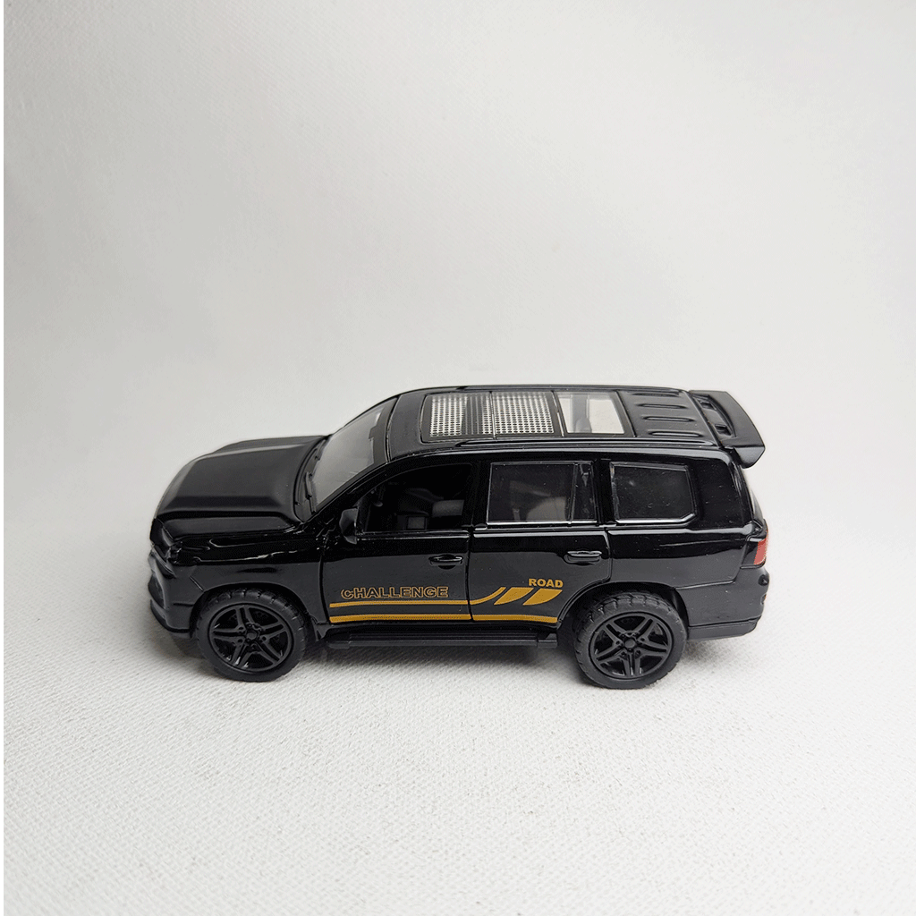1:36 Land Cruiser Metal Car Diecast Black