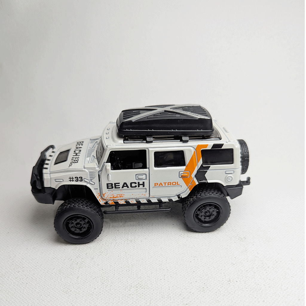 1:36 Hummer Metal Diecast White