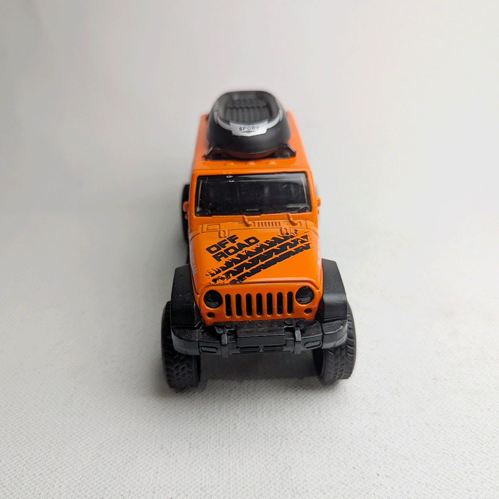 1:36 Wrangler Metal Diecast Orange