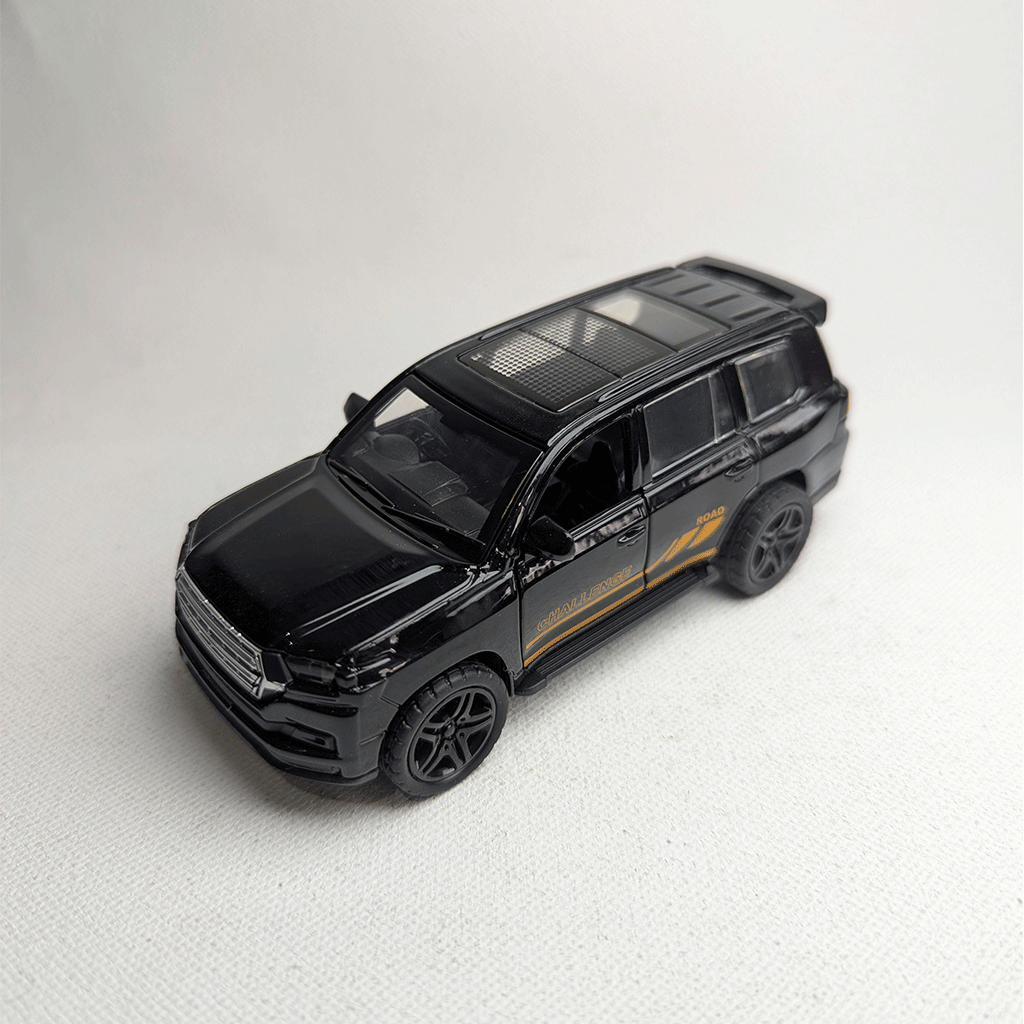 1:36 Land Cruiser Metal Car Diecast Black