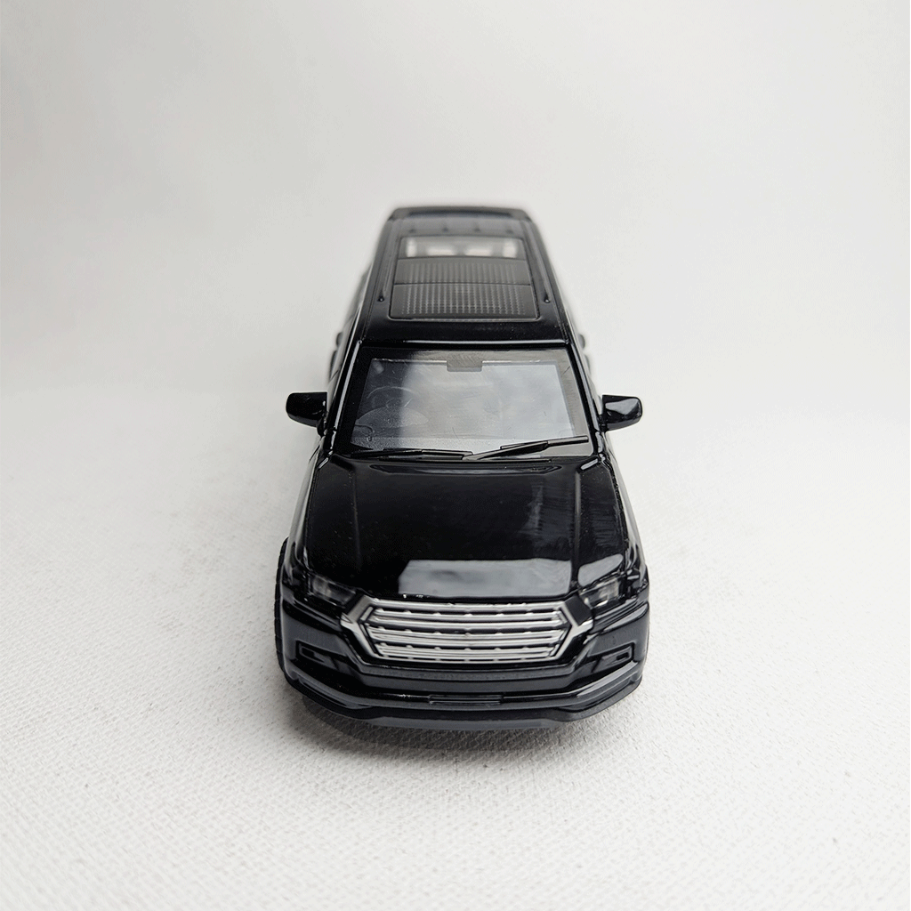 1:36 Land Cruiser Metal Car Diecast Black