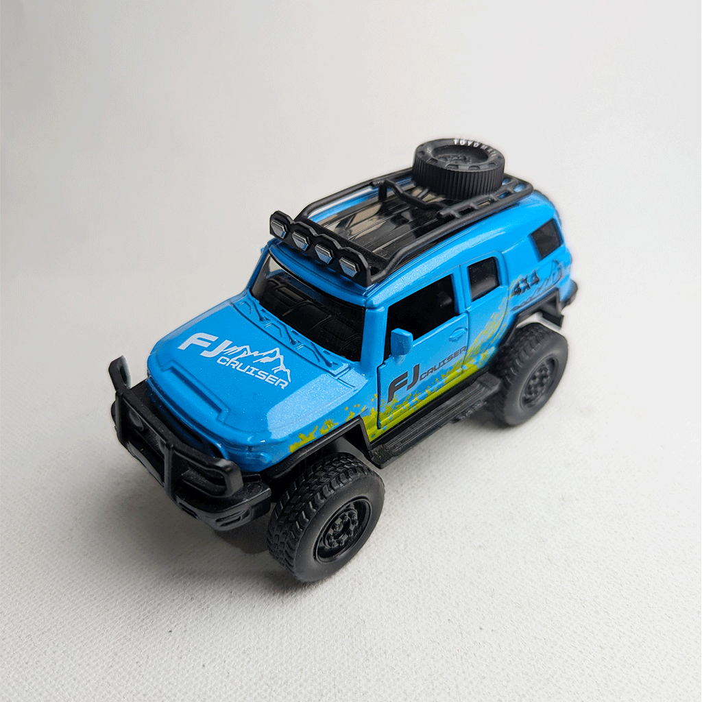 1:36 FJ Cruiser Metal Diecast Blue